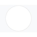 Deska k výškově stavitelnému stolu Matná Bílá