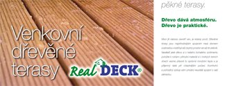 Dřevěné terasy Real Deck